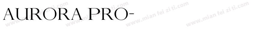 AURORA PRO字体转换